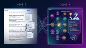 GEO vs SEO: 5 ключевых отличий оптимизации под нейросети и классического поиска