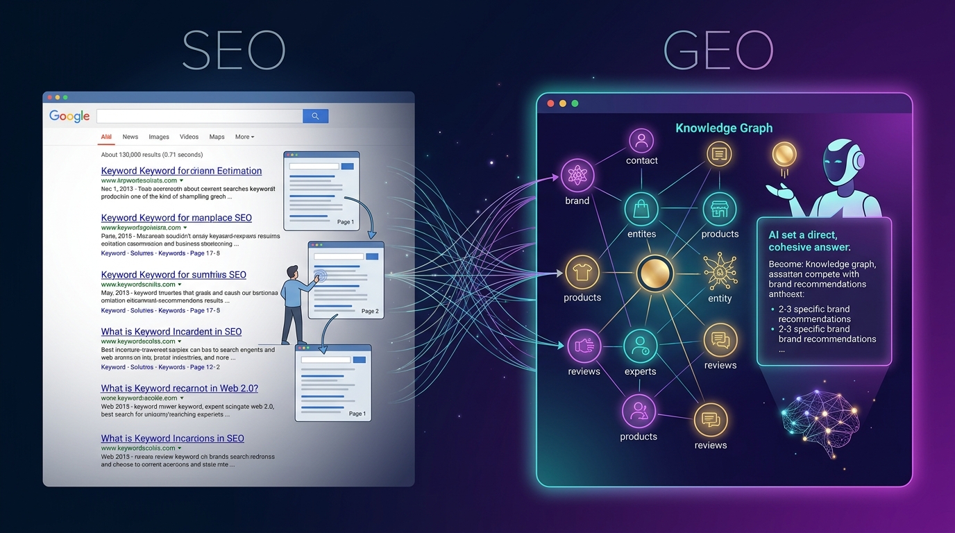 SEO против GEO